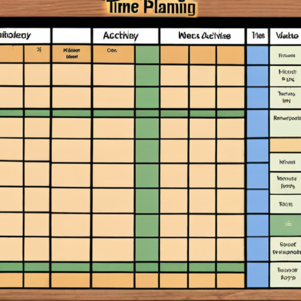 **

*   **Prompt:** Strategic time planning, Eisenhower Matrix visualization. A busy entrepreneur desk, prioritized tasks, urgent/important categories, focus on high-value activities. Modern, clean design.

**