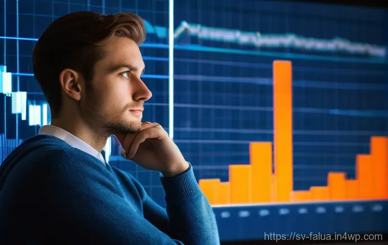 시간 가치 정렬을 위한 최적의 투자 시기 - Image Prompt 1: The Internal Debate of Investment - Logic vs. Emotion**