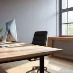 시간 가치 정렬의 지속 가능한 접근법 - **Prompt 1: Mindful Productivity in a Serene Workspace**